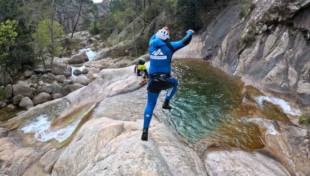 Canyoning Tour Gumpen Korsika mit Eric Schaechtele