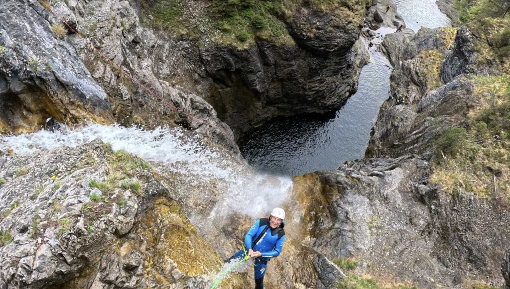 Canyoning Tour an den Stuibenfaellen