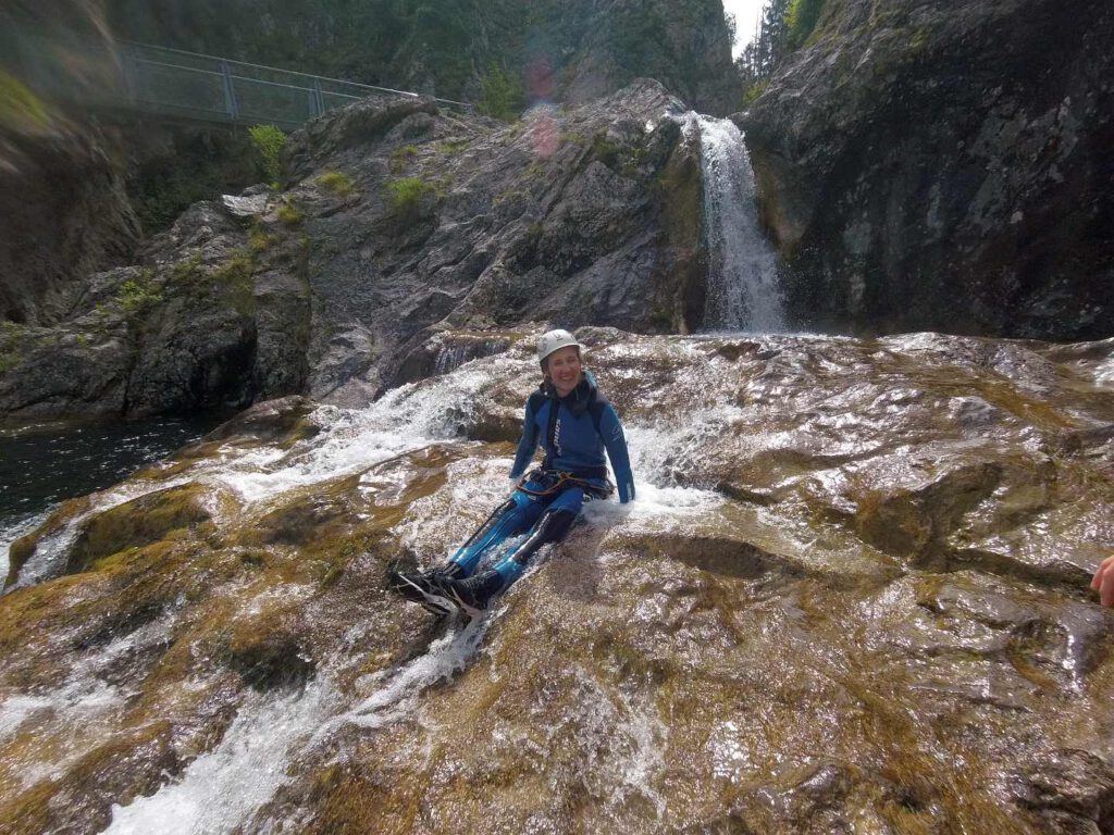 Canyoning Tour fuer Kinder am Plansee