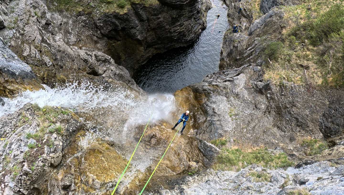 Erste Tour in Oesterreich am Planseeablauf – Die Stuibenfaelle