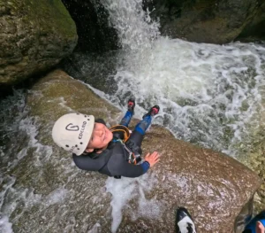 Canyoning mit Kindern - Familiencanyoning Kobelache