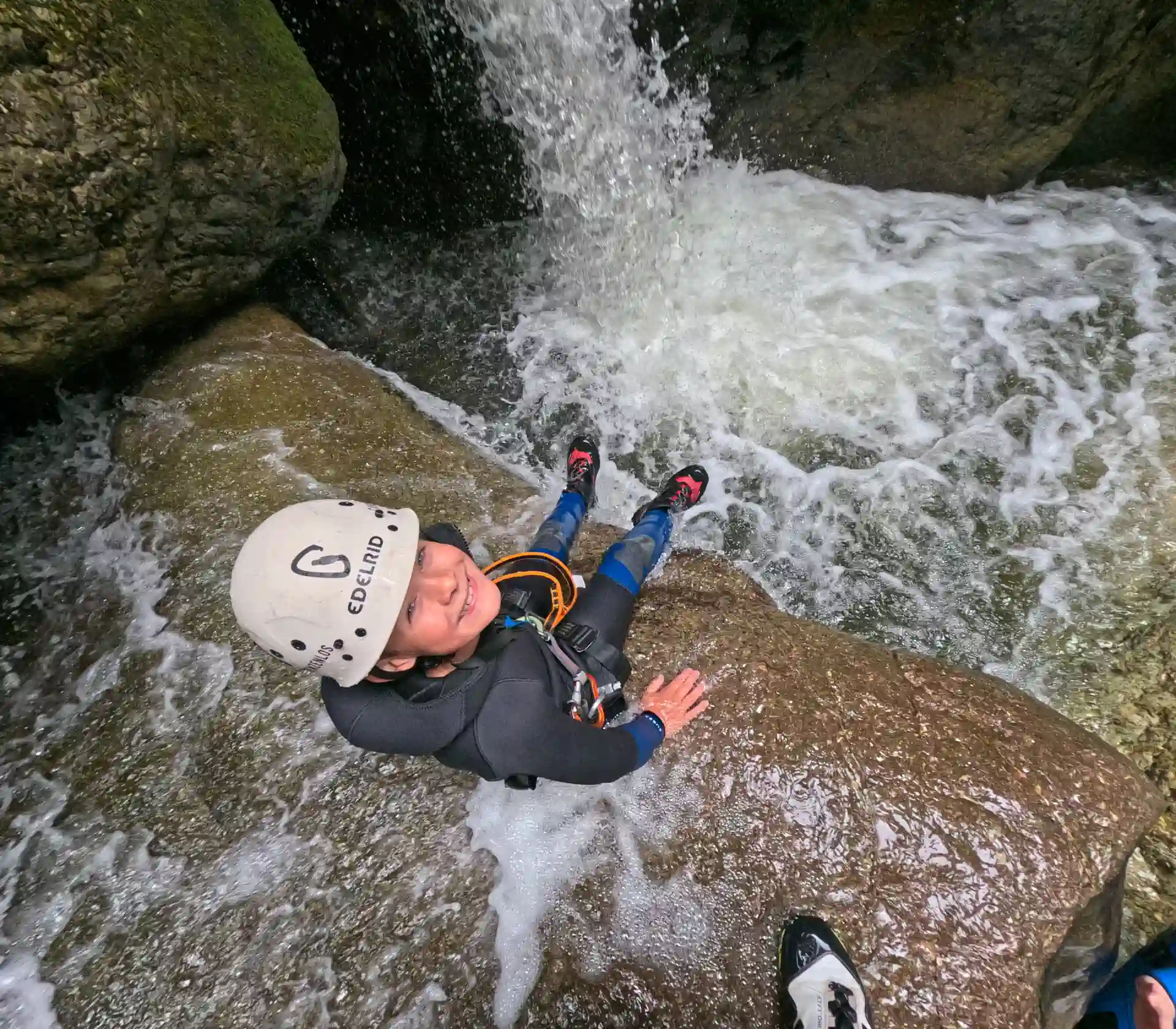 Canyoning mit Kindern - Familiencanyoning Kobelache