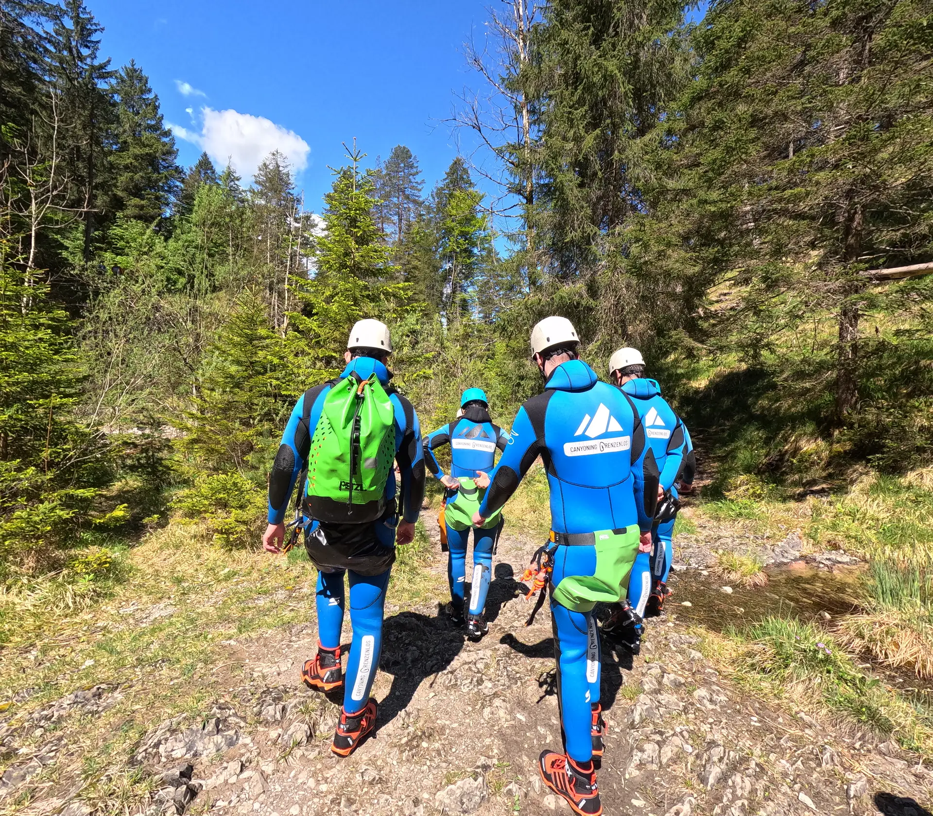 Unsere neue Canyoning-Ausrüstung