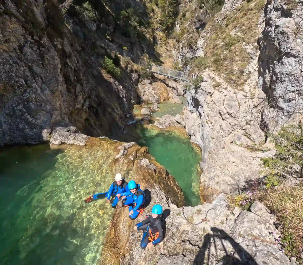Die besten Canyoningtouren im Allgaeu
